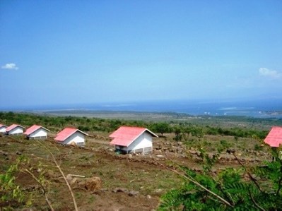 A village in rural Sulawesi, Indonesi