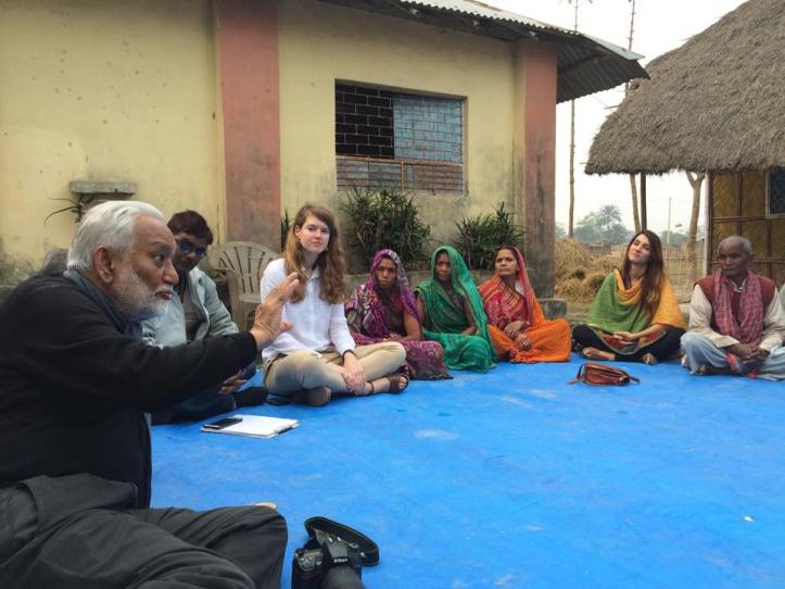 Clementine consulting with the local community