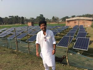 Amit Saraogi in the field