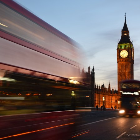 Westminster at dusk