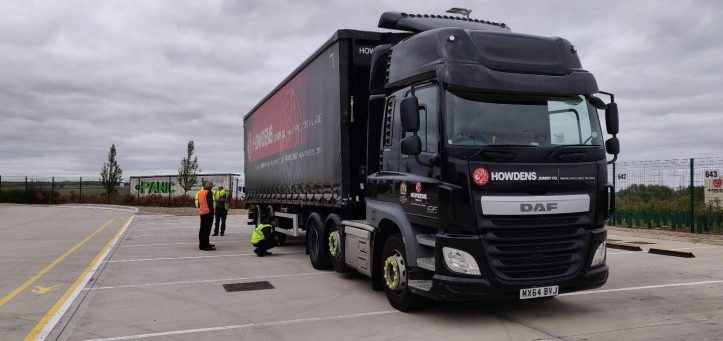 A Heavy Goods Vehicles used to transport products around the United Kingdom.