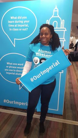 Victoria at the Alumni Weekend