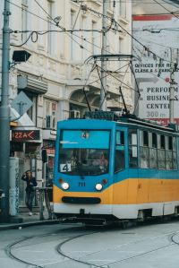 Tram in Bulgaria
