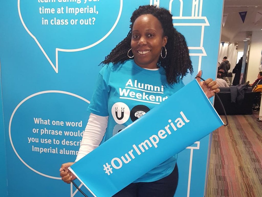 At the Alumni weekend in 2018